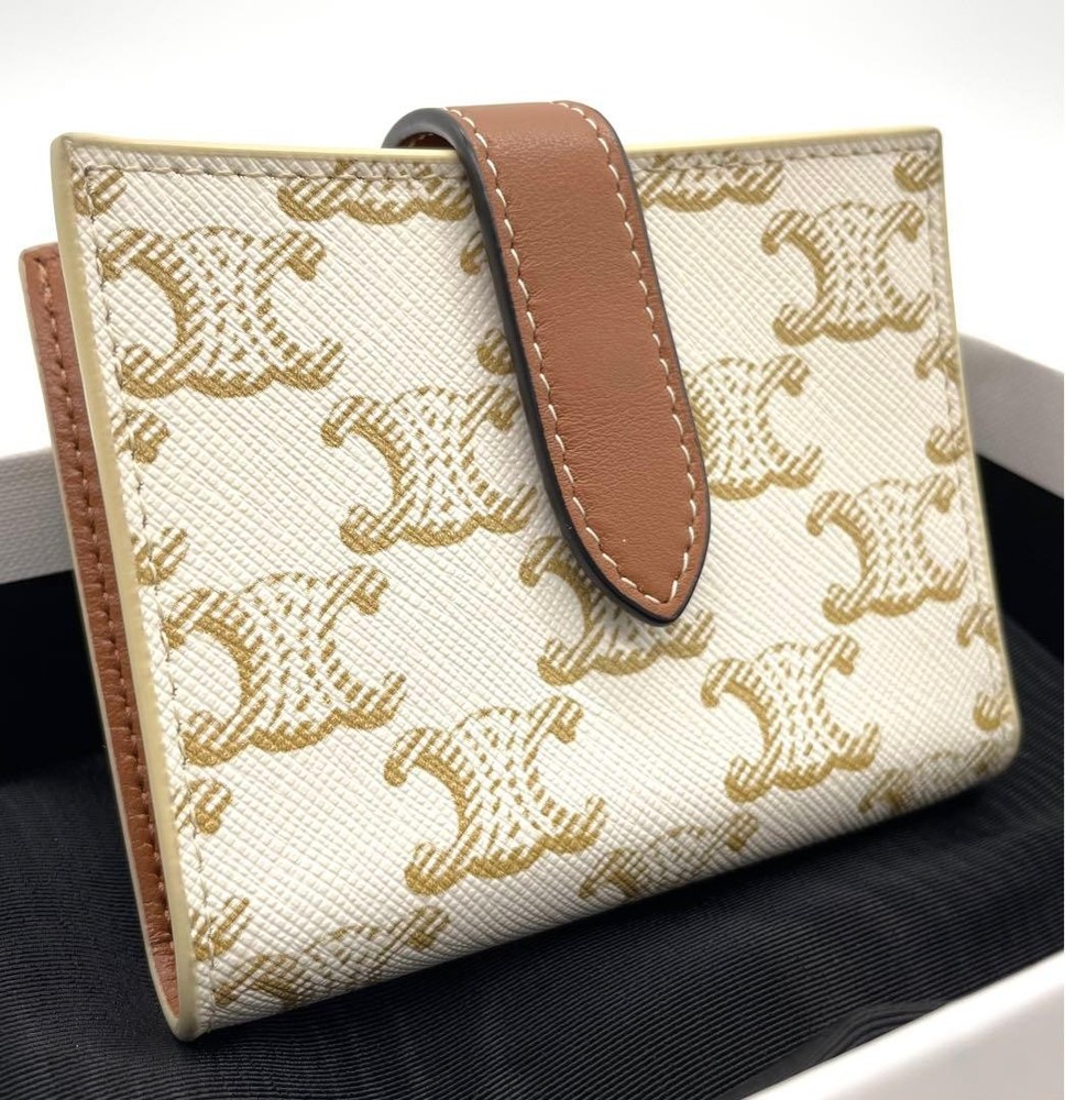 CELINE Small Strap Wallet Folding Wallet From Japan