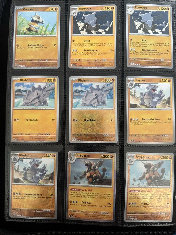 Complete Stellar Crown Base Set With Holos + EX + Energies!
