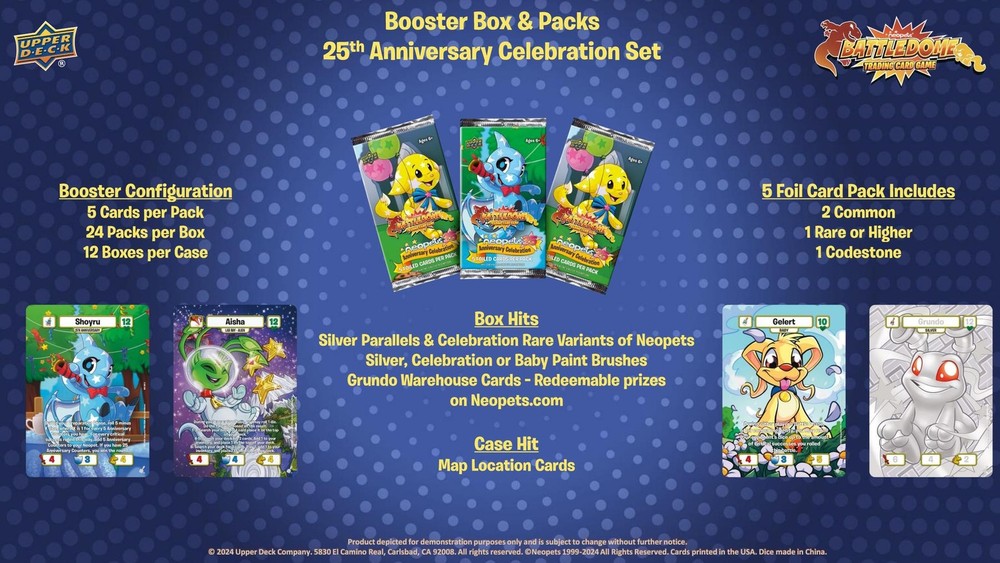 NEOPETS BATTLEDOME TCG: 25TH ANNIVERSARY CELEBRATION 4-BOX CASE