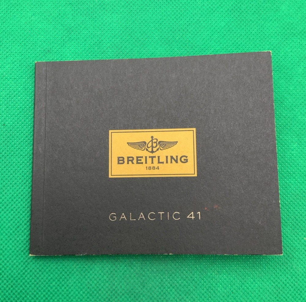 Breitling Galactic 41 Instruction Booklet Manual