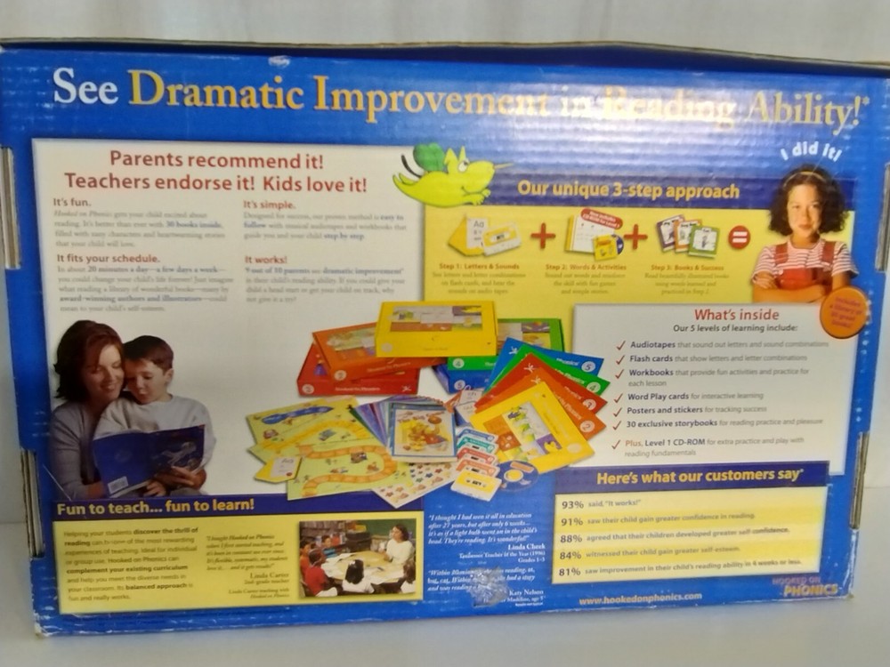 Hooked on Phonics - Learn to Read, First Grade in Excellent Condition