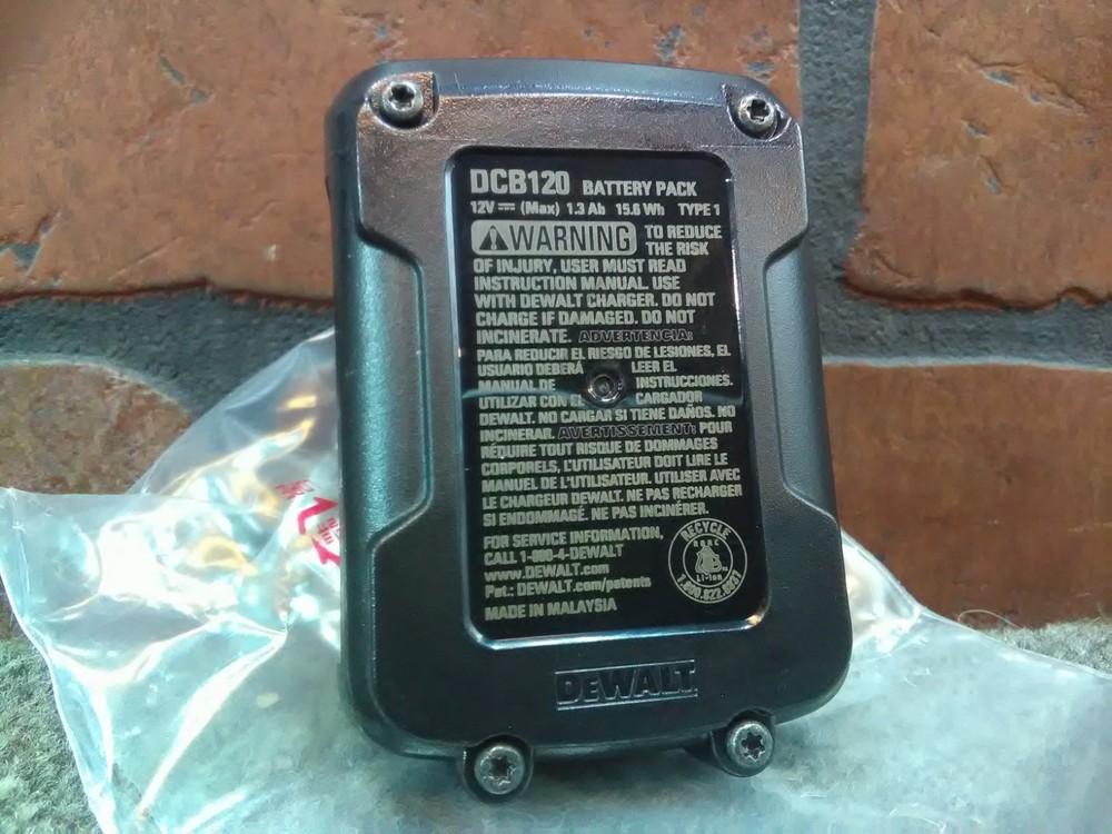***GENUINE*** Dewalt DCB120 12V MAX Lithium Ion Battery Pack-***NEW***