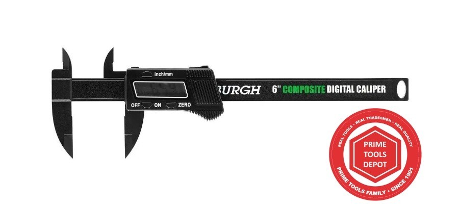 PITTSBURGH 6" Composite Digital Caliper – LCD Display – NEW