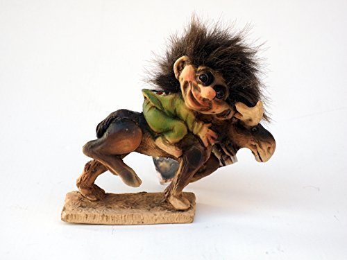 Nyform Troll Racing Moose Figure, NEW