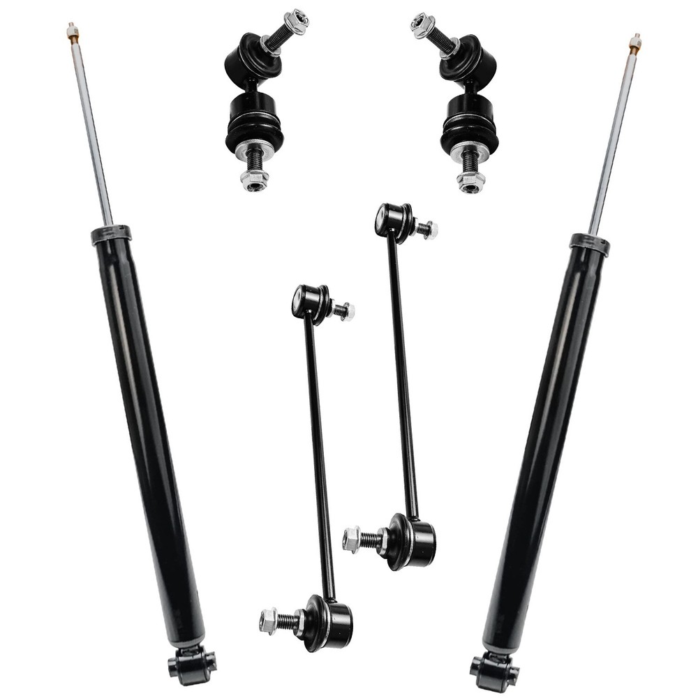 Front Struts + Rear Shock Absorbers + Sway Bars for 2004-2009 Mazda 5 Mazda 3