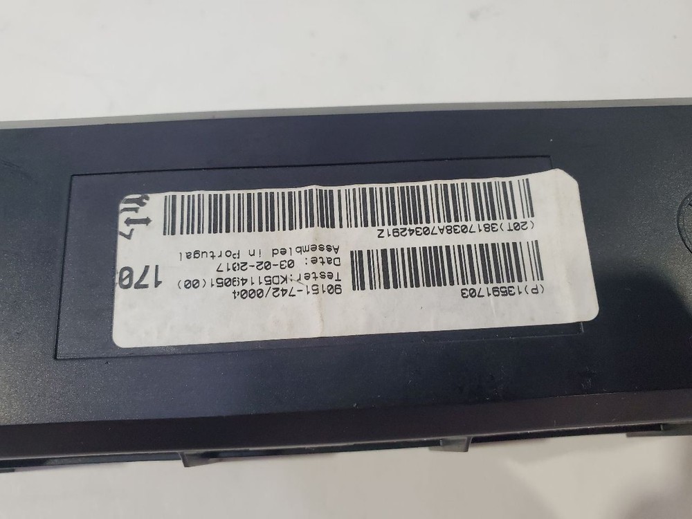 2017 Buick Cascada OEM HVAC Control Module 13591703