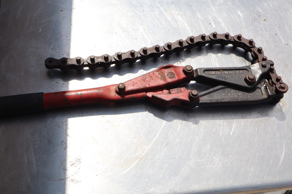 Reed Cast Iron Chain Soil Pipe Cutter Snapper #1