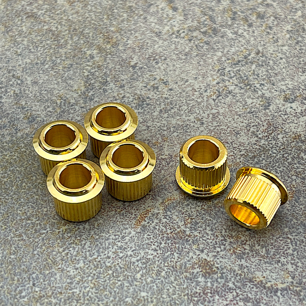 Gotoh Guitar Strings Conversion Bushings - Gold - 6 pack - BU-CBG