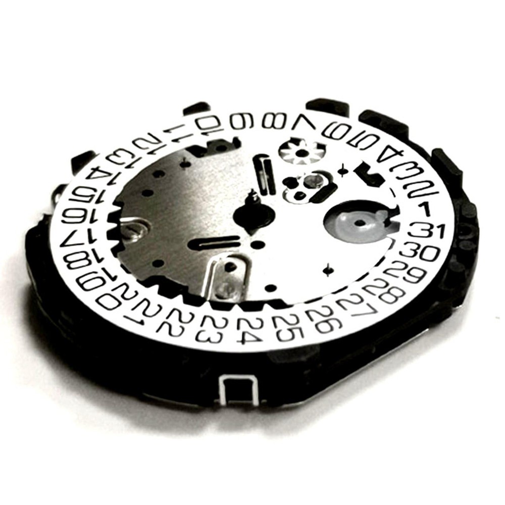 Durable Quartz Watch Movement 6 Hands With Battery Handlebar For VR32B VR32