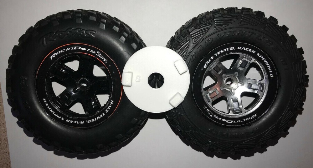 Racin Dots Traxxas Solid Spoke Wheel Dot, Blue