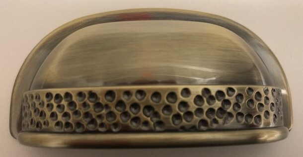 Liberty Cabinet Hardware 3½" 64mm Hammered Cup Pull P59074-BZA-A 25pcs