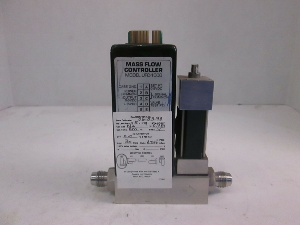 Unit UFC-1000 Mass Flow Controller MFC, O2, 5 SLM