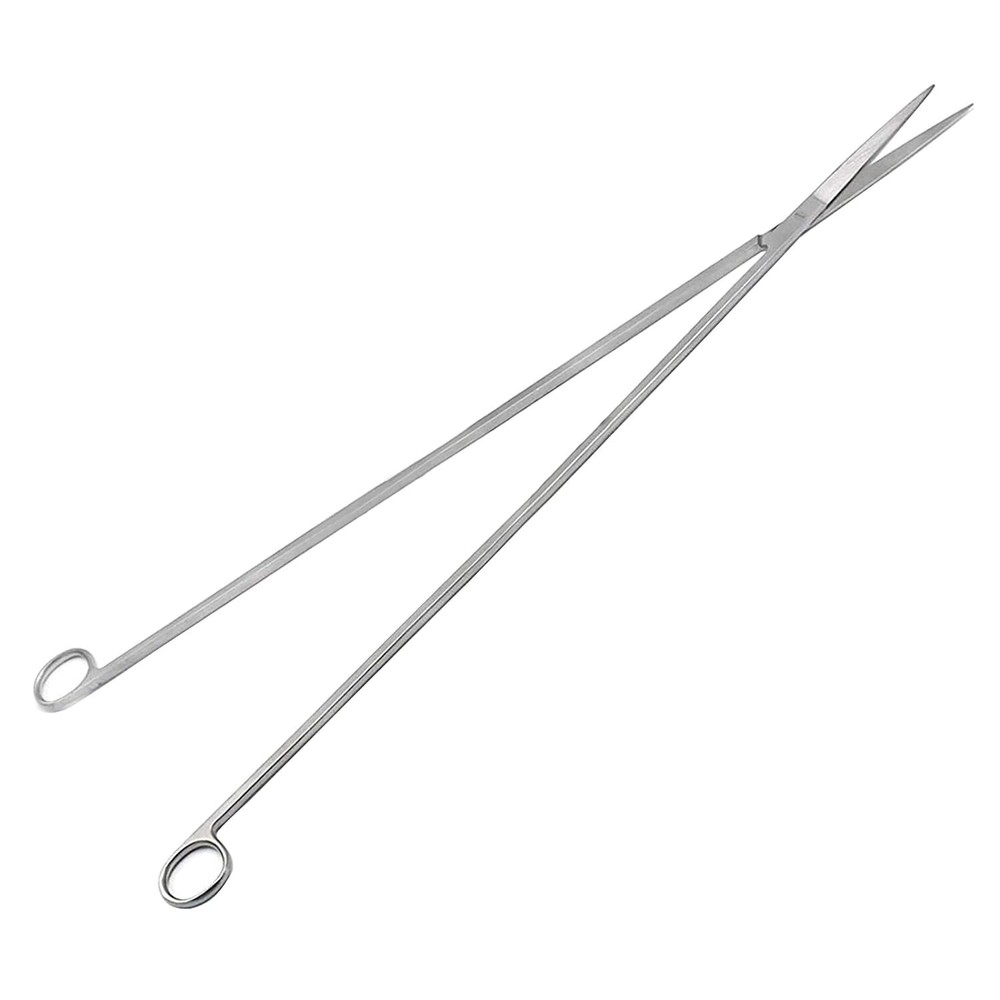 Fish Aquarium Cleaner Kelly Scissors Straight 18" Extra Long Handle Sharp/sharp