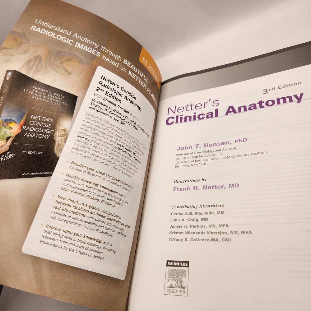 Netter's Clinical Anatomy 3rd Edition with Online Access Basic Science Book