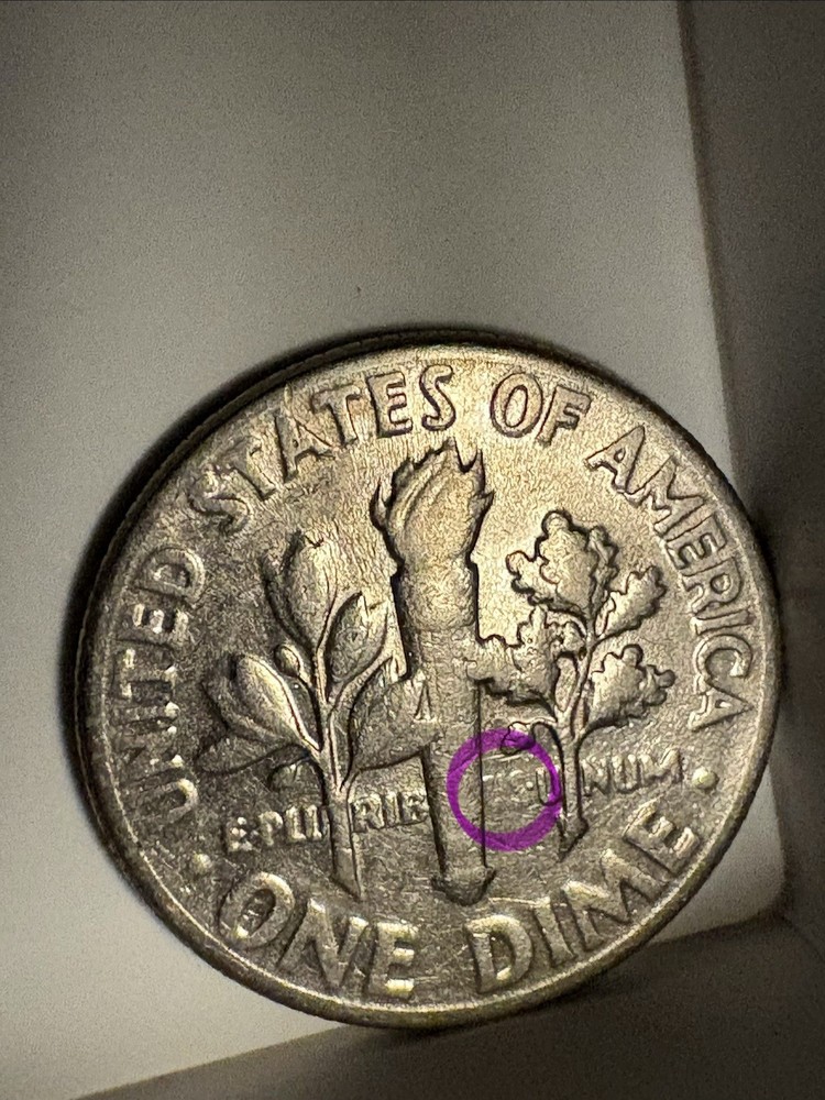 1974 Dime Missing Mint Mark And Faint “US”On The Back Side, More Errors