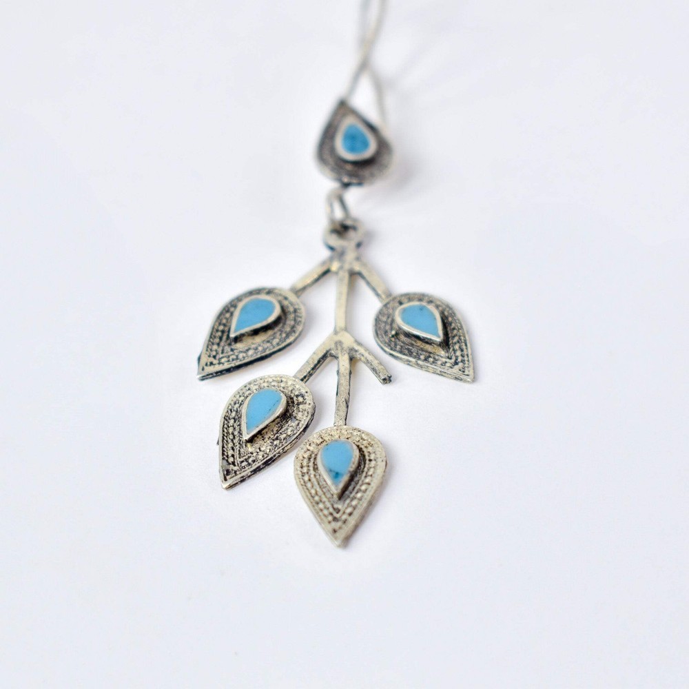 Silver Turquoise Earrings
