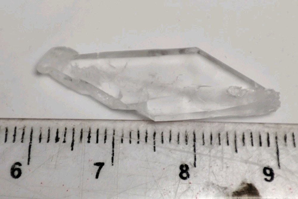 Faden Quartz Transparent Crystal With Good Luster & Nice Termination-Pak.