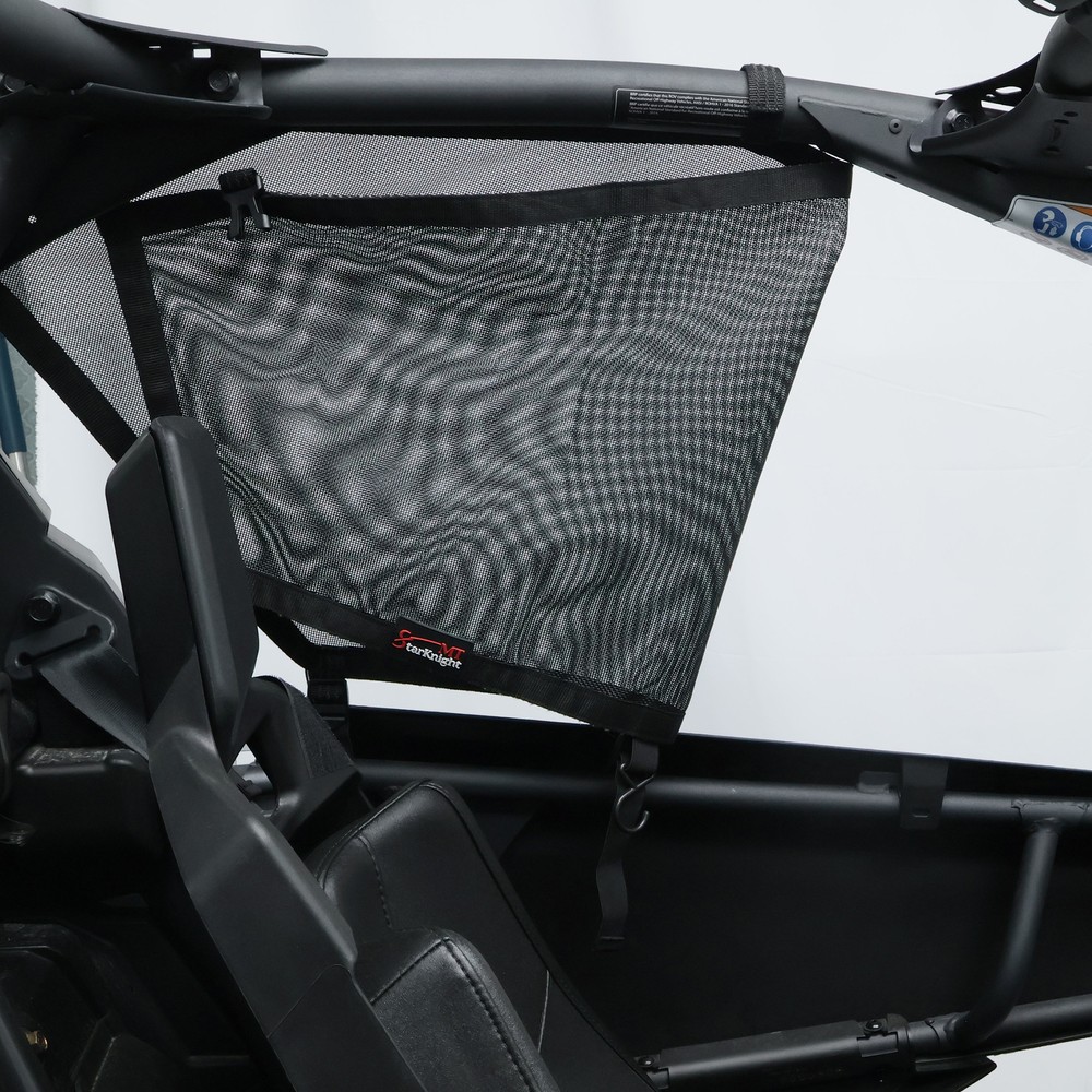 2-Doors Side Windows Nets for 2017+ Maverick X3/ X3 Max Front Upper Door Windows