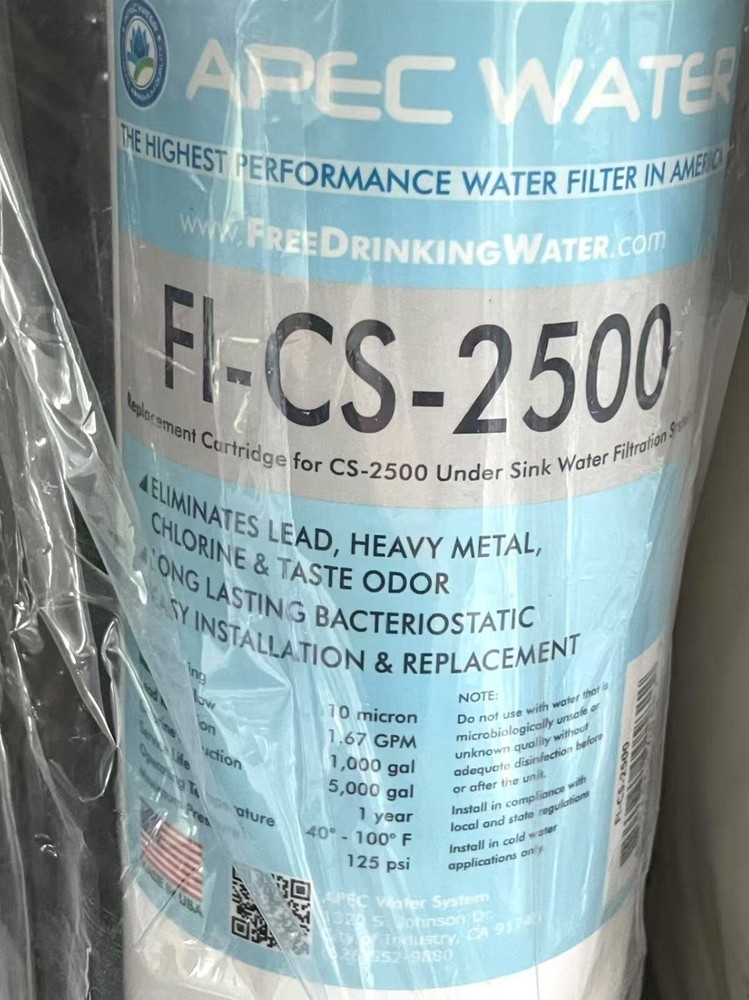 NEW!!! Systems FI-CS-2500 Replacement Filter for CS-2500 Water Filtration System
