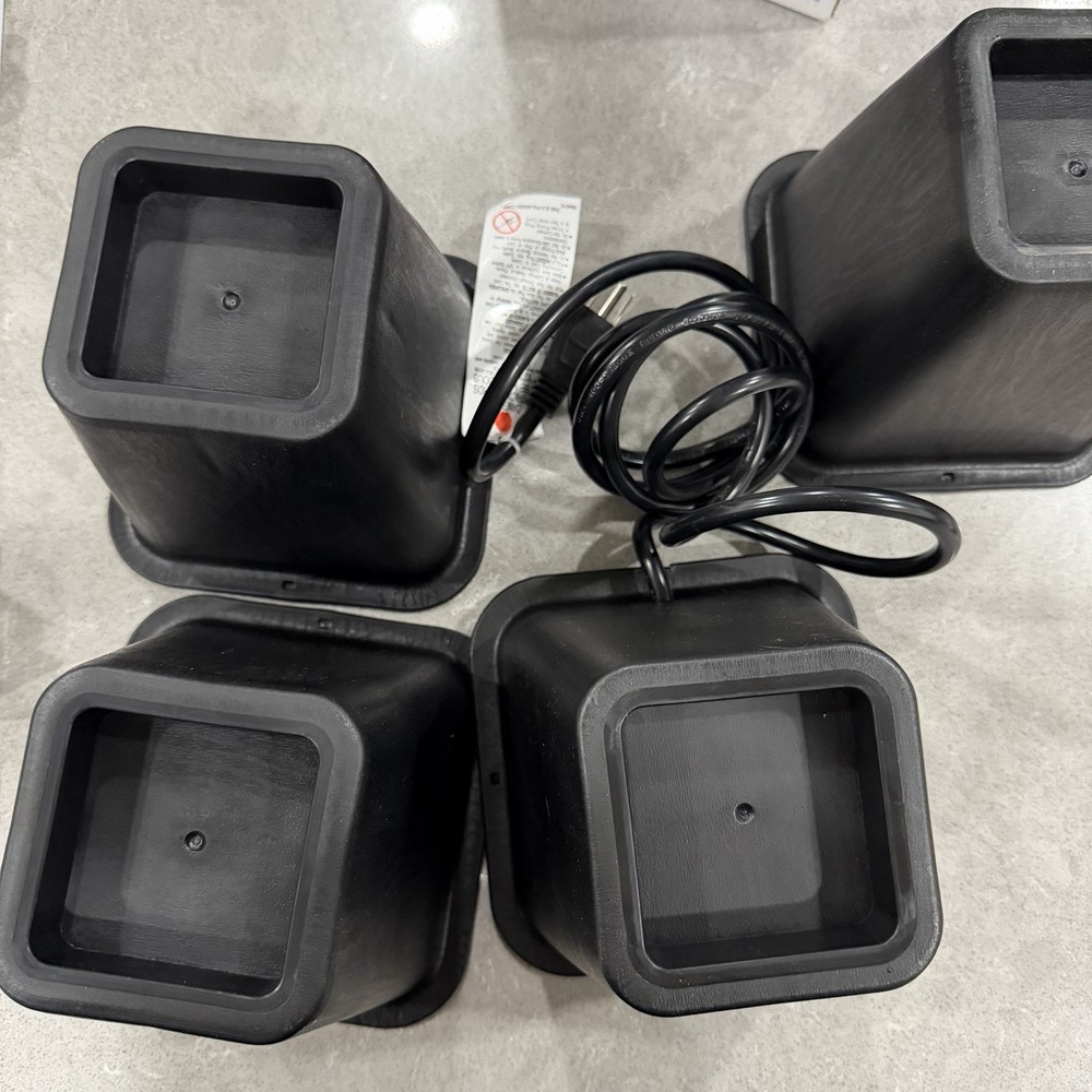 4 - 8" Bed Risers With USB Ports & Outlets