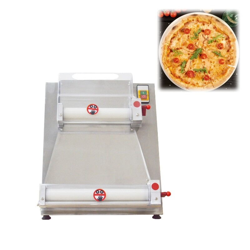 110V Automatic Pizza Crust Making Machine Thickness Adjustable Flatbread Presser