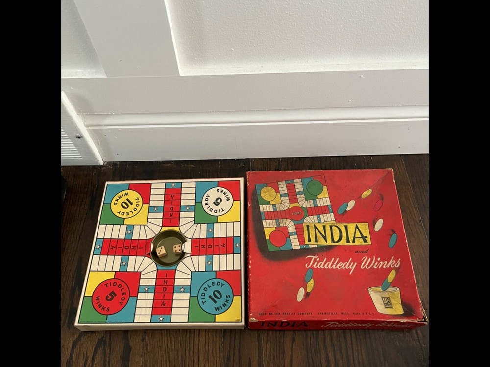 Milton Bradley India and Tiddledy Winks board game