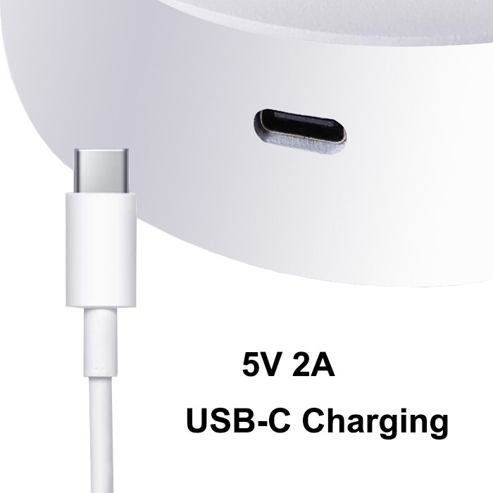 Dimmable LED USB Rechargeable Wall Light Cordless Bedside Lamp Picture Spotlight