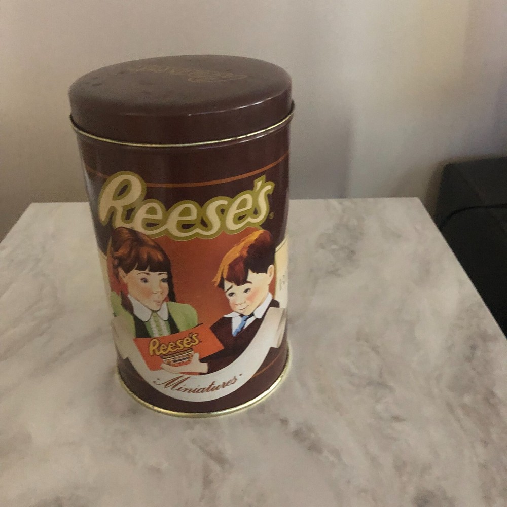 Reese’s Peanut Butter Cup Miniatures Tin Can