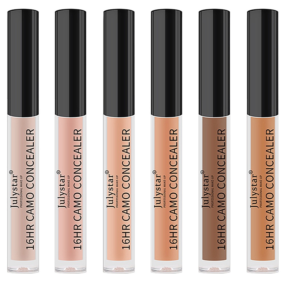 6pcs Liquid Full Coverage Concealer Makeup Dark Circles Acne Blemish Corrector
