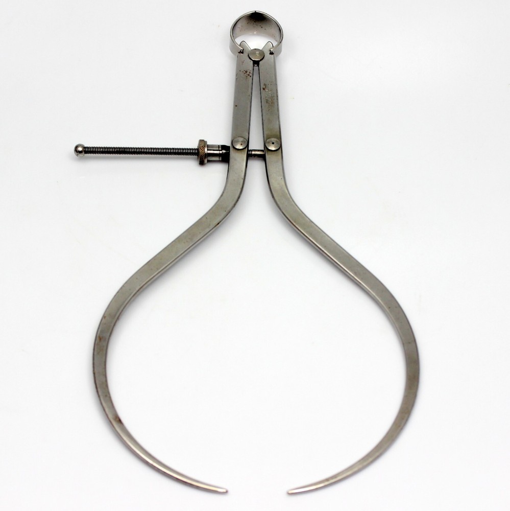 Starrett 79B-12 Yankee Spring-Type Outside Caliper, Spring Nut, 12" Capacity BIN