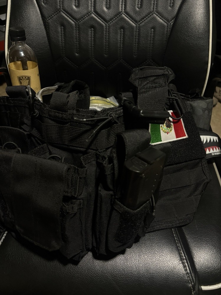 Airsoft Gear- Chest Rig, Goggles, Masks