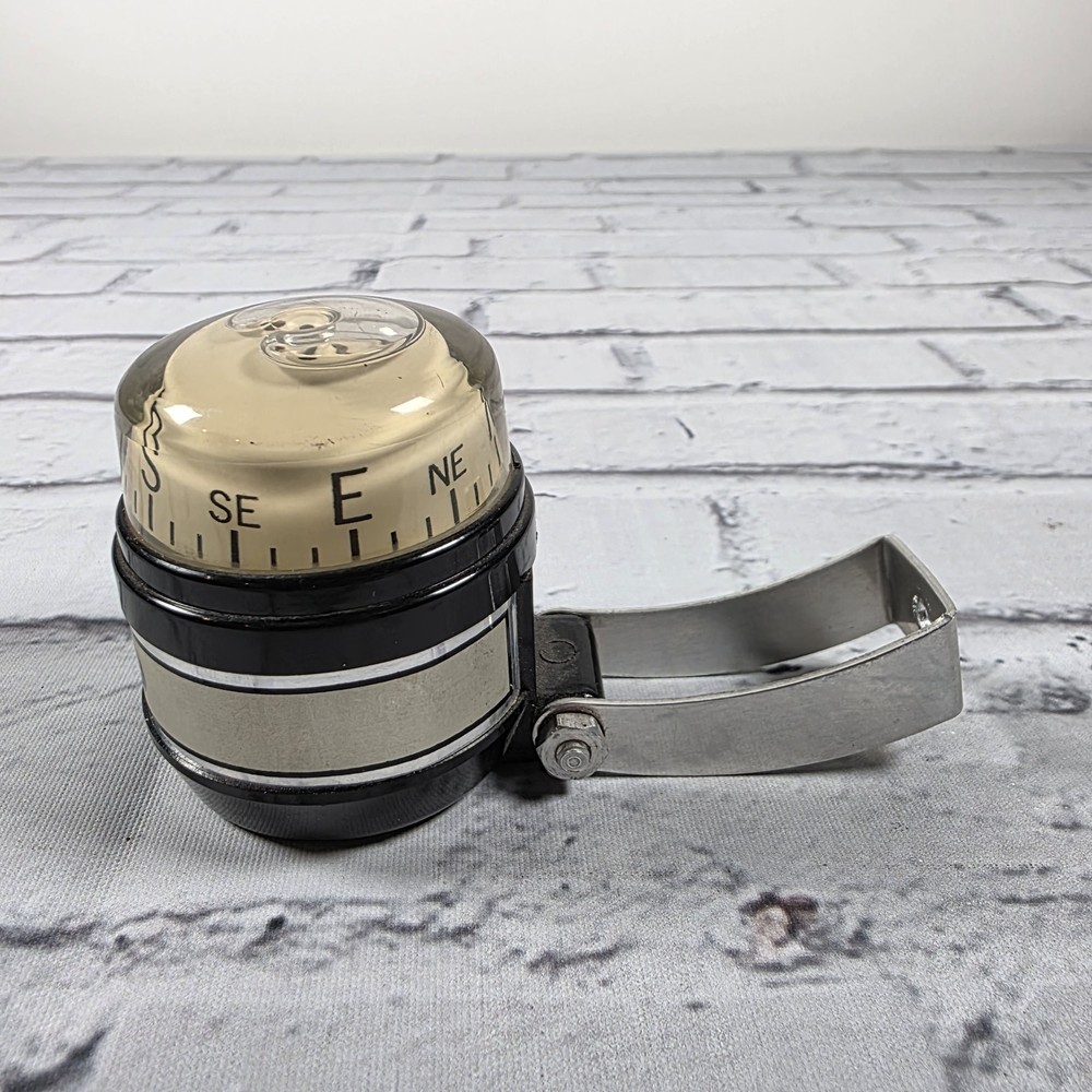 Vintage Air Way Floating Compass Boat Auto Dash Mount Accessory Black