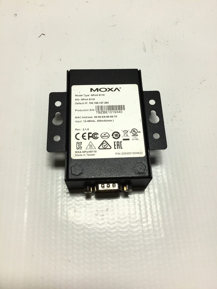 MOXA NPort 5110 Serial Device Server