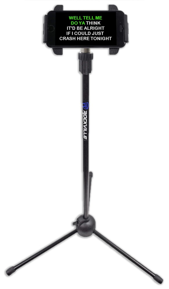Technical Pro LIT8 Portable Bluetooth Karaoke Machine System w LED+Tablet Stand