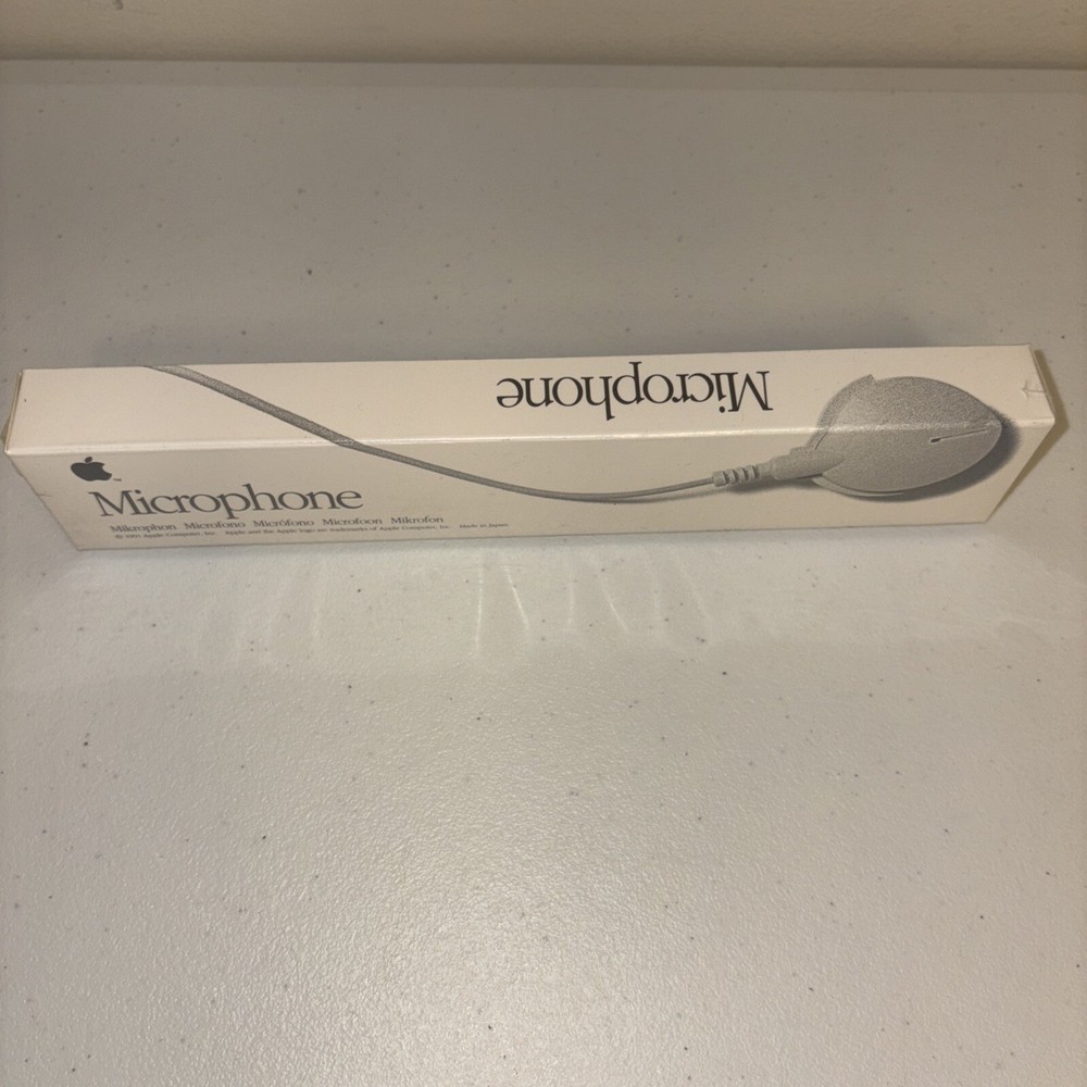 NOS 1991 Apple Macintosh Computer Mac Microphone 699-5103-A Accessory SEALED