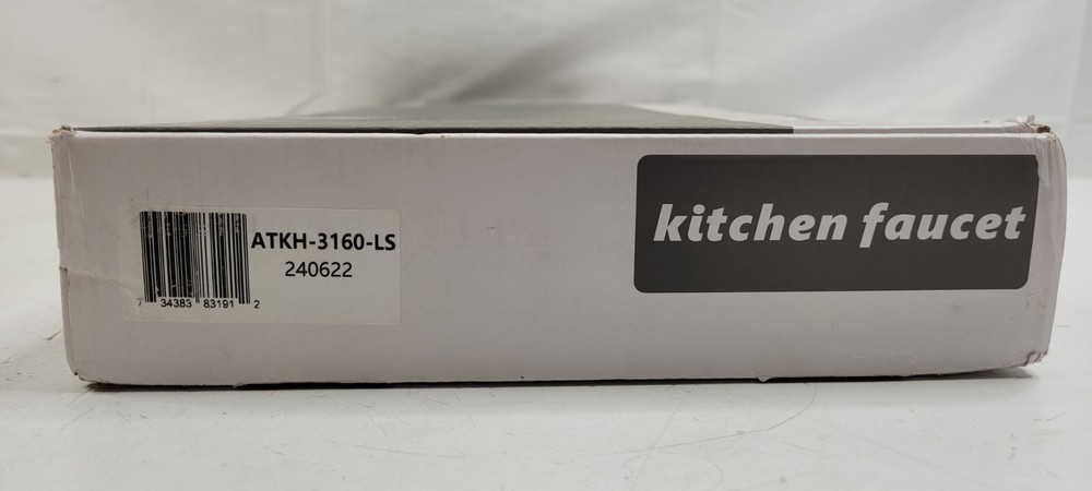 Brushed Nickel Pull Down Sprayer Kitchen Faucet ATKH-3160-LS NEW