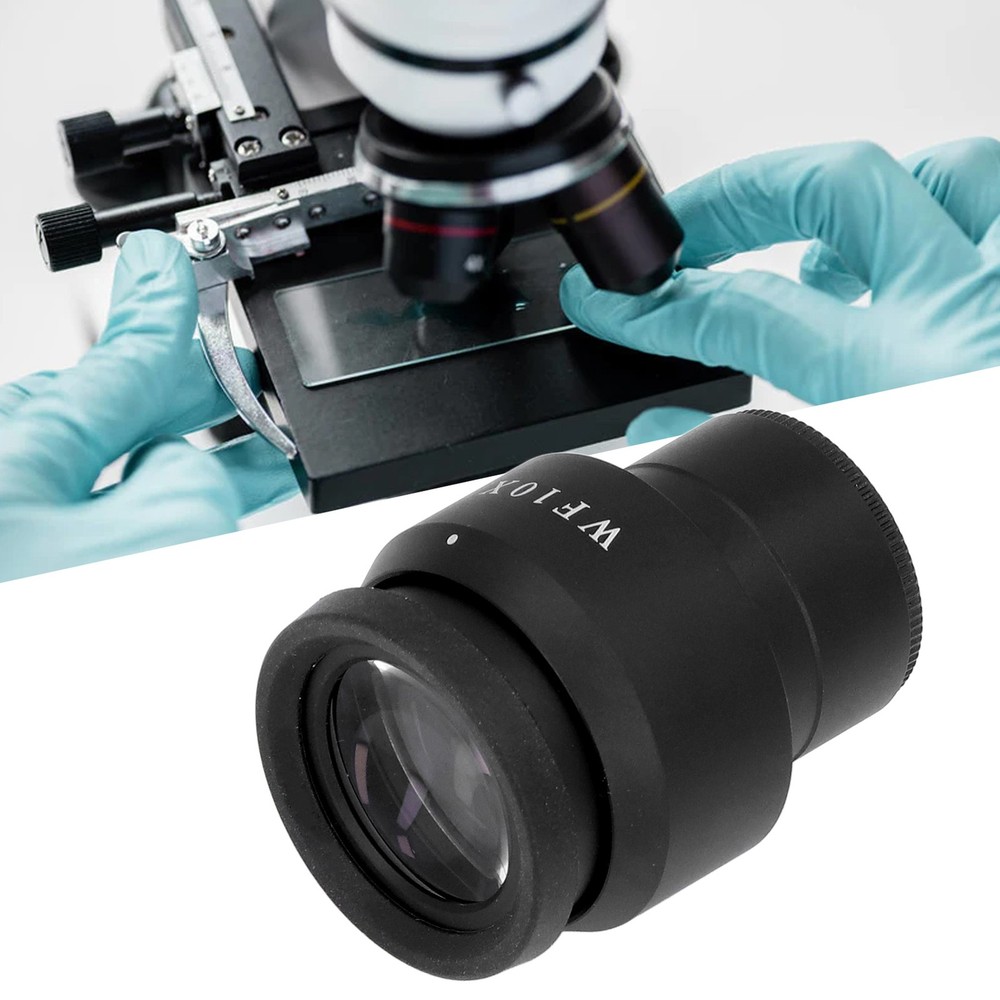 High Eyepoint Microscope Eyepiece Wide Angle Bright Clear View For Lab New