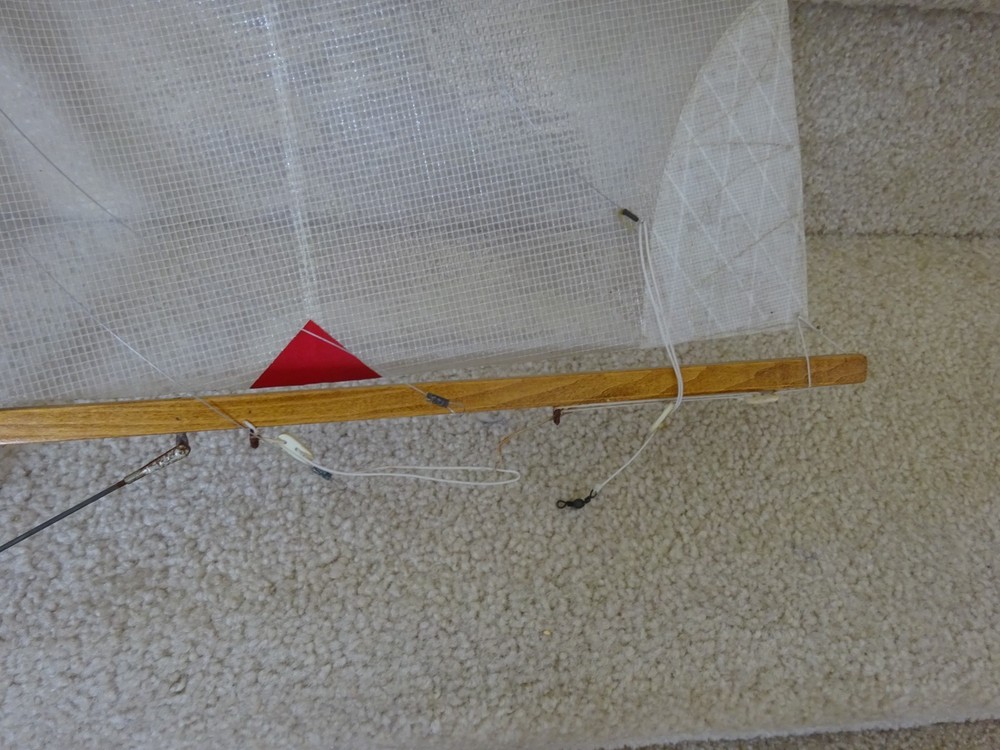 Victor Soling One Meter RC Sailboat Sails and Mast Set