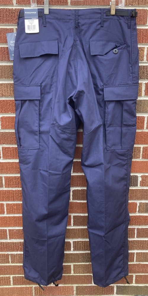NWT PROPPER DARK NAVY BDU TROUSER TACTICAL MEN'S PANTS ML MEDIUM LONG