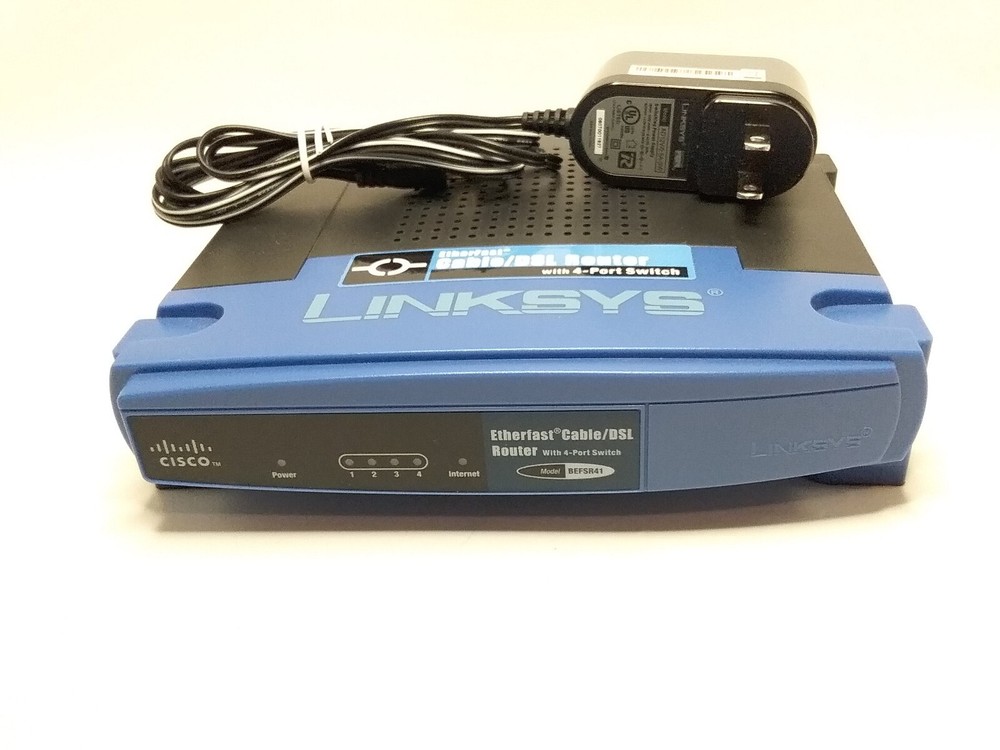 Linksys BEFSR41 Ver4.3 Etherfast 4-Port 10/100 Wired Router