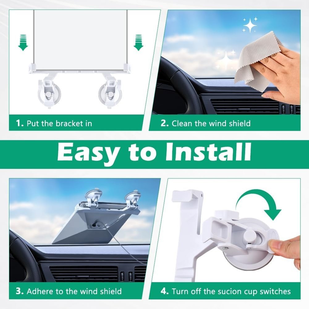 Mini Car Mount by Starlink - Suction Cup Dash Mount for Dashboard