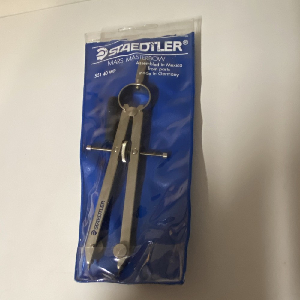 Staedtler Mars Masterbow Compass 551 40 WP Precision Drafting Tool German Design