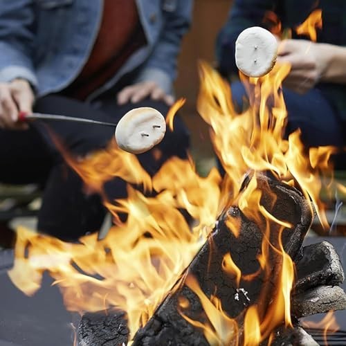 12-Pack Indoor/Outdoor Fire Logs for Fireplace & Fire Pit, 3-Hour Burn, Includes