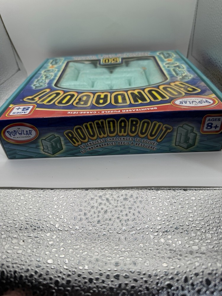 Popular Playthings Roundabout Brain Teaser Puzzle, 50 Challenges, 8+ Years