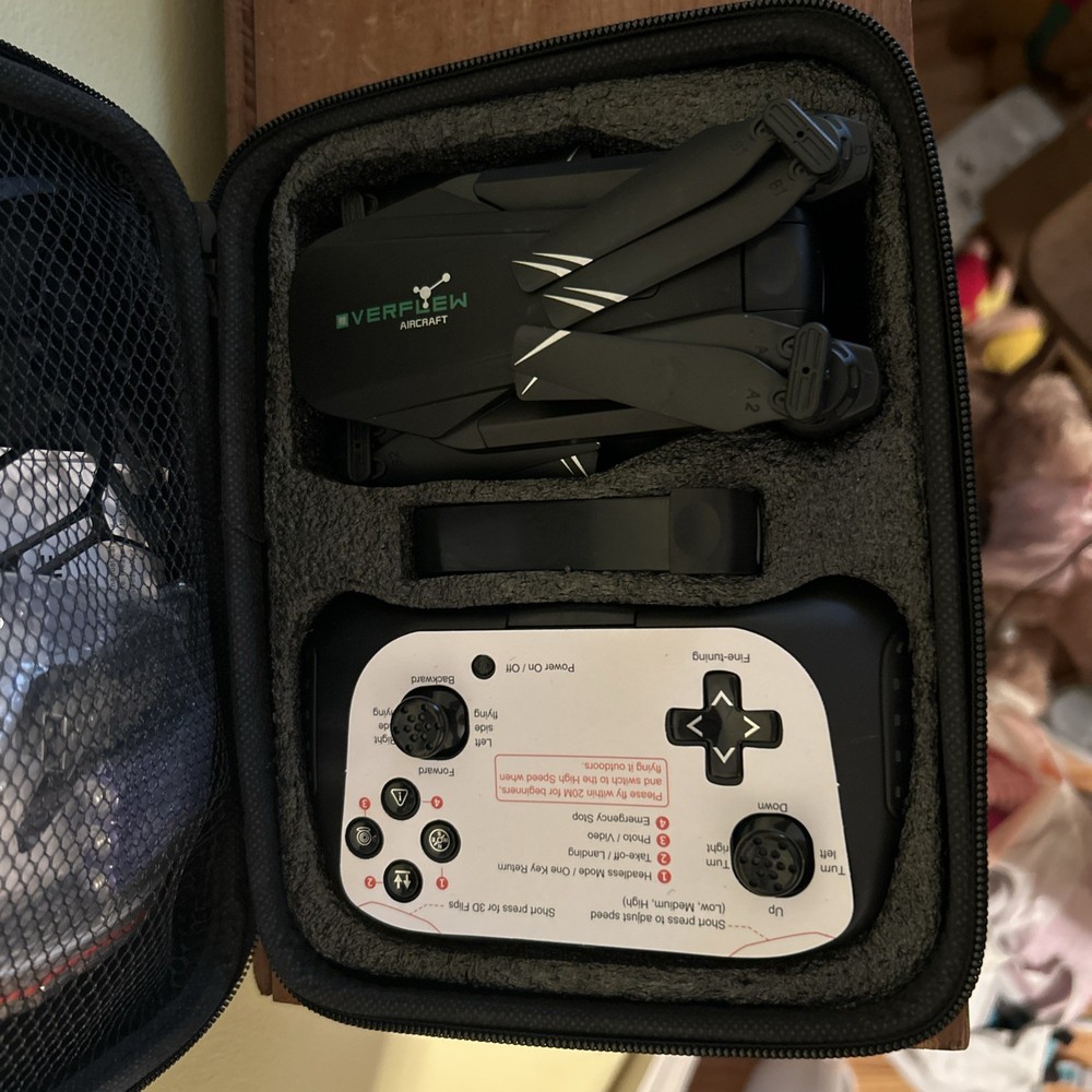 Drone with 1080P Camera for Beginners and Adults, Foldable Remote Control!