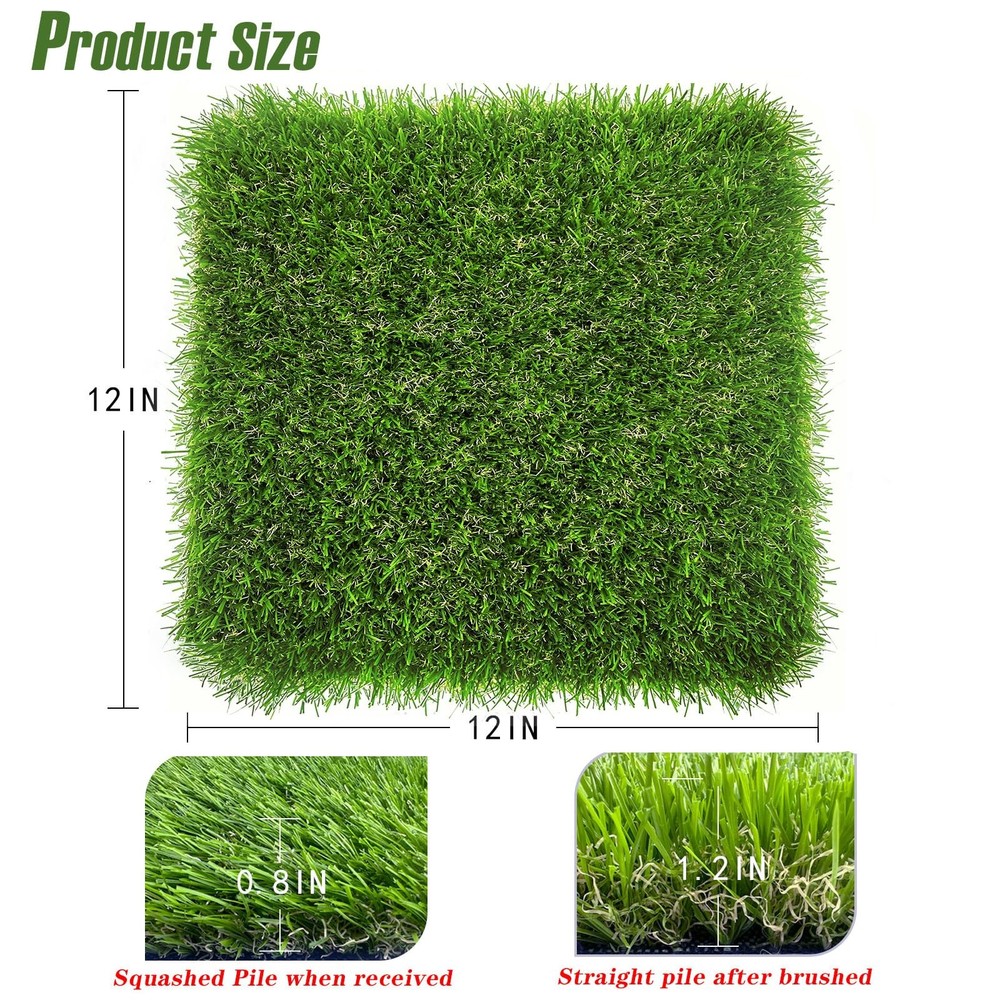 Chicken Artificial Grass Nesting Box Pads for Laying Eggs, Pads Coop, 6 Pack