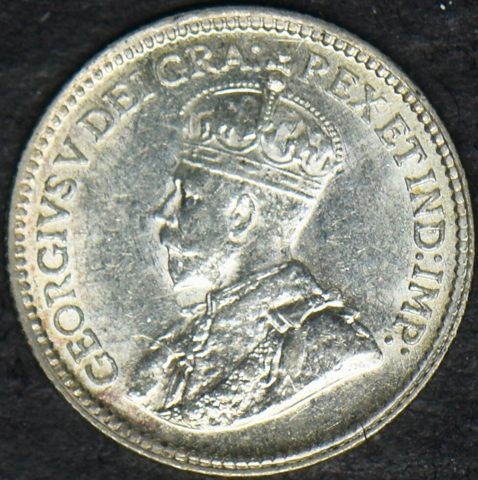 1919 Canada Silver 5 Cents - ✪COINGIANTS✪