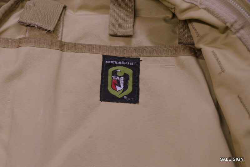 TAG MILITARY BACKPACK WITH EXTRA GEAR