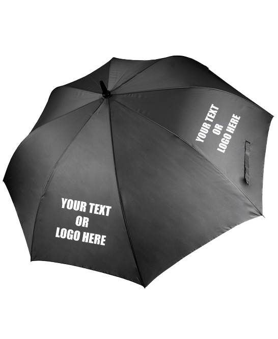Personalised Custom Large Golf Umbrella KiMood Windproof Folding Brolly Design