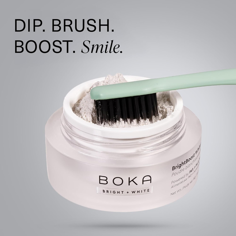 Teeth Whitening Brightboost Powder - Nano Hydroxyapatite, Appropriate for Sensit